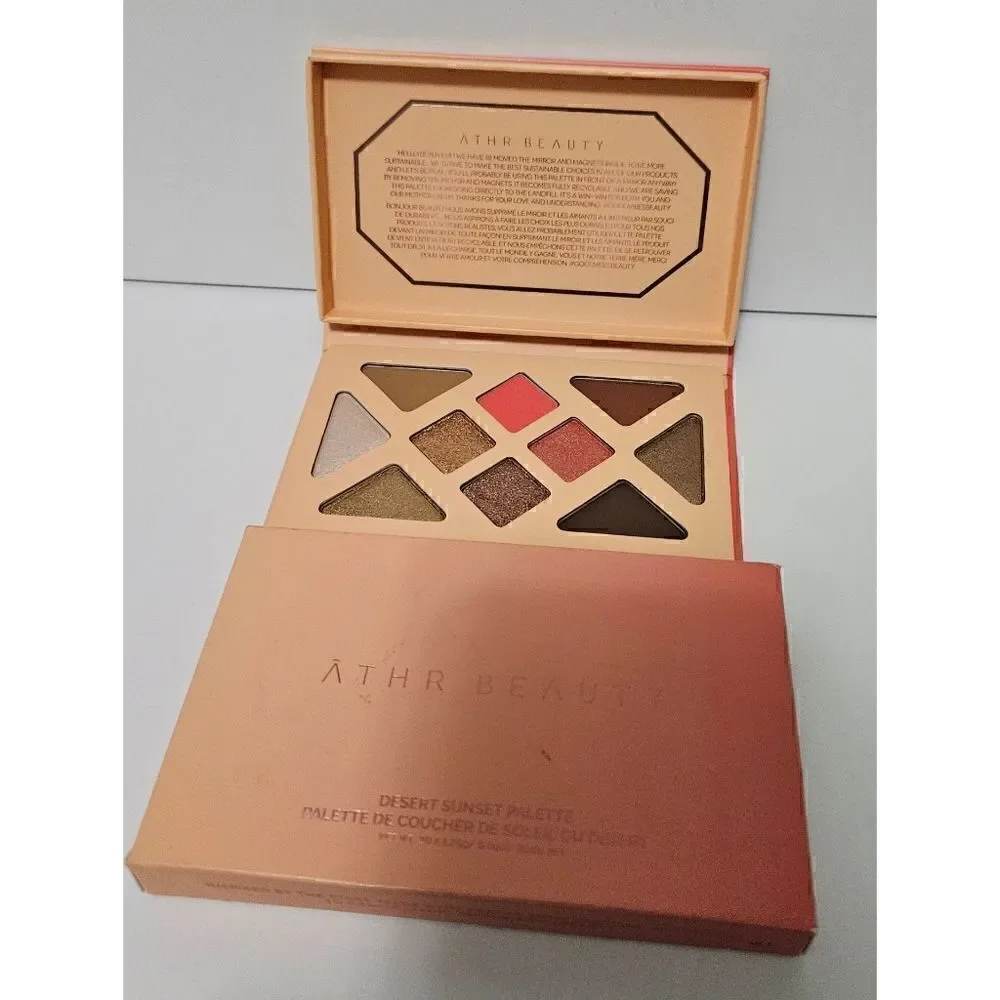ATHR Beauty Desert Sunset Pallet, Brand New, Never Swatched or Used, 10 Shades